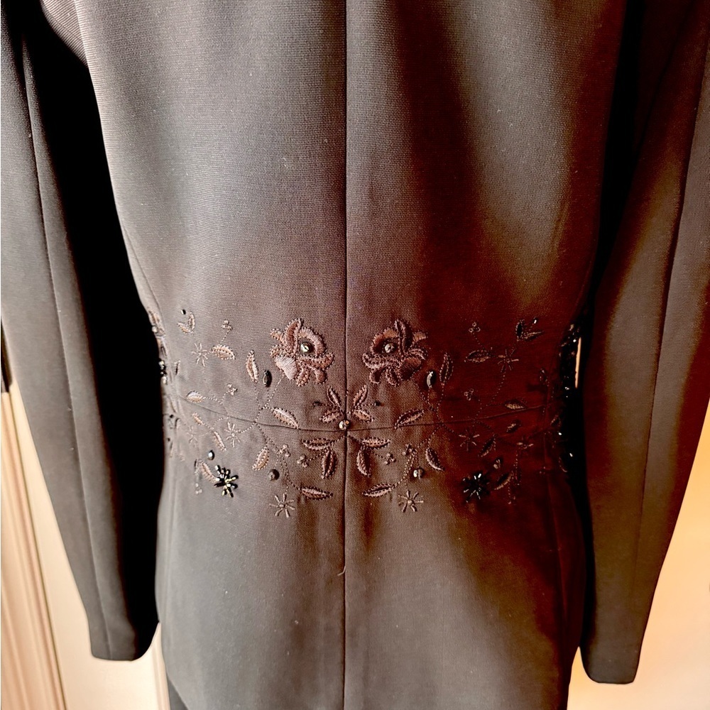 Nipon Boutique Stunning Black Embroidered Suit - Picture 8 of 14